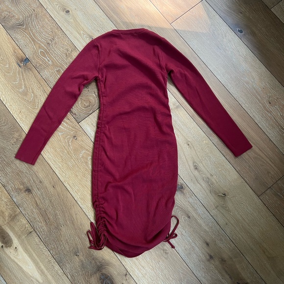 EUC Lioness Military long sleeved ruched body-con Dress - Picture 5 of 5